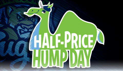 Kane County Cougars Half Price Hump Day