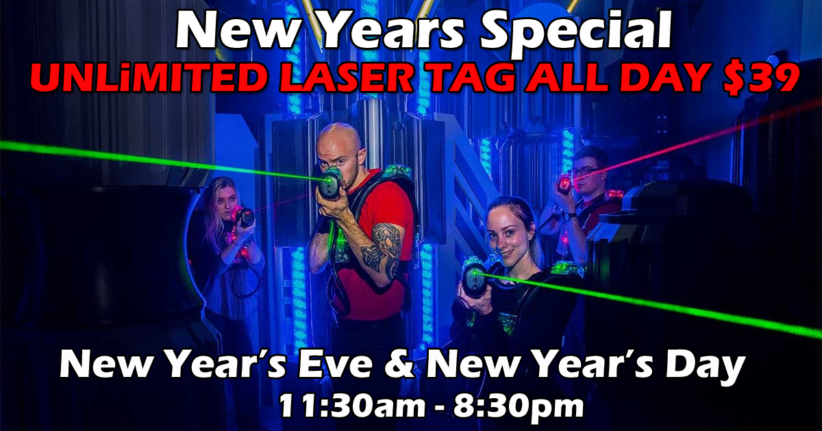 Chasers Laser Tag Naperville New Years Special