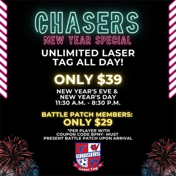 Chasers Laser Tag New Years Special