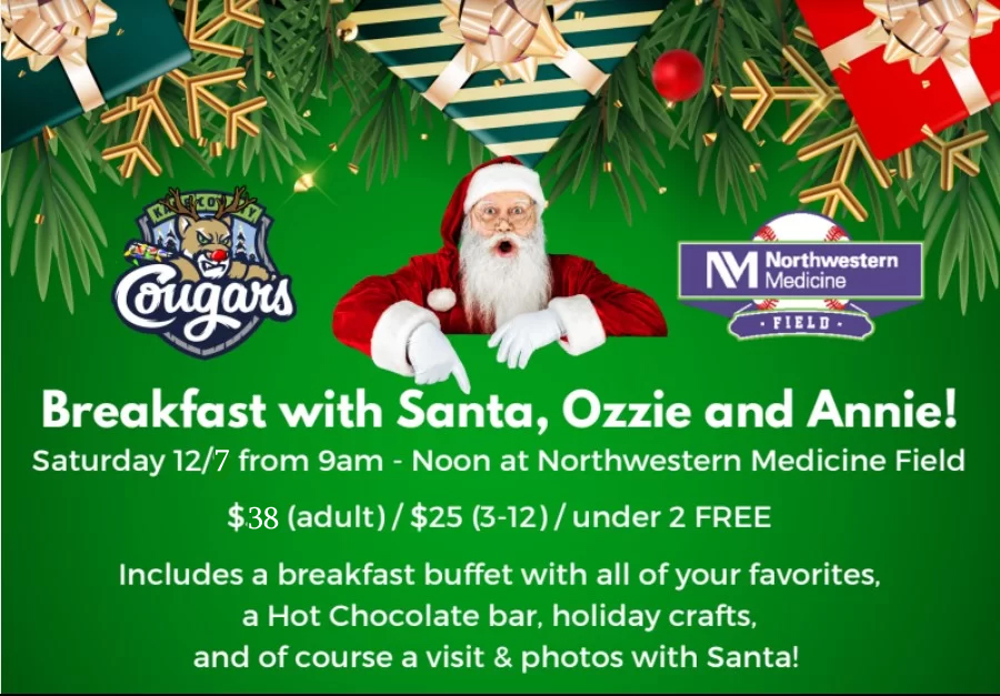 Kane County Cougars Breakfast with Santa Claus